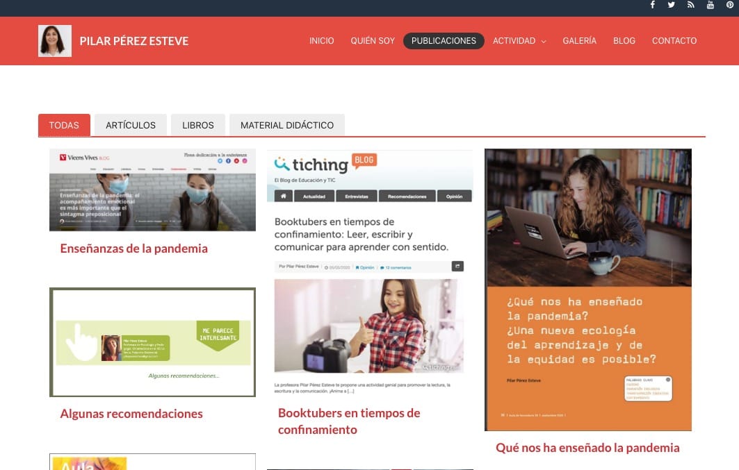 Web Pilar Perez