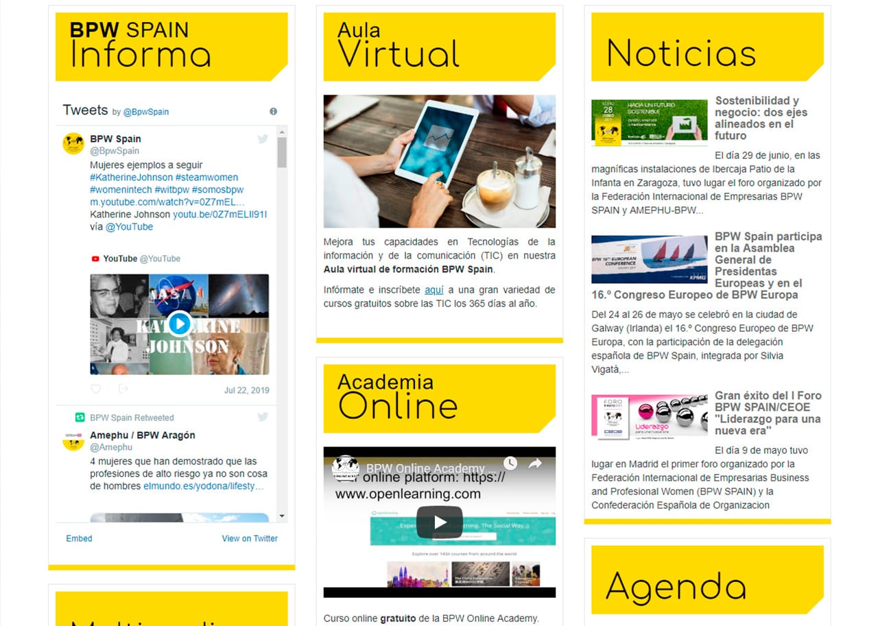 BPW Spain, web