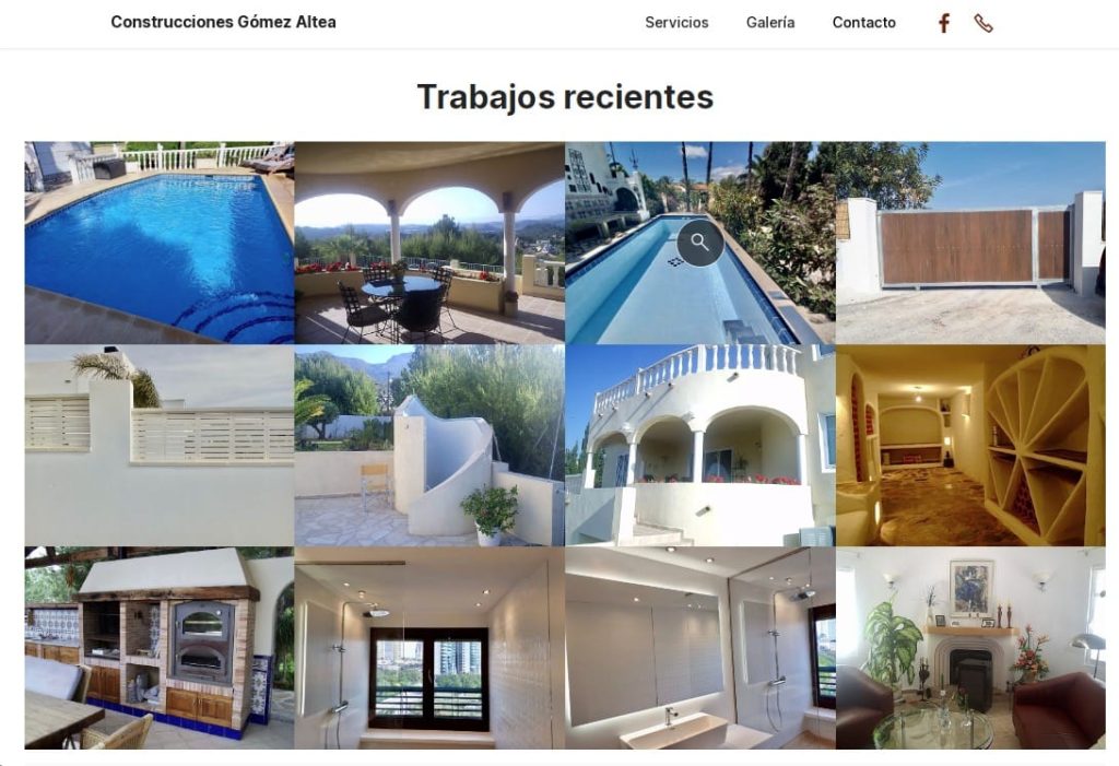Construcciones gomez web
