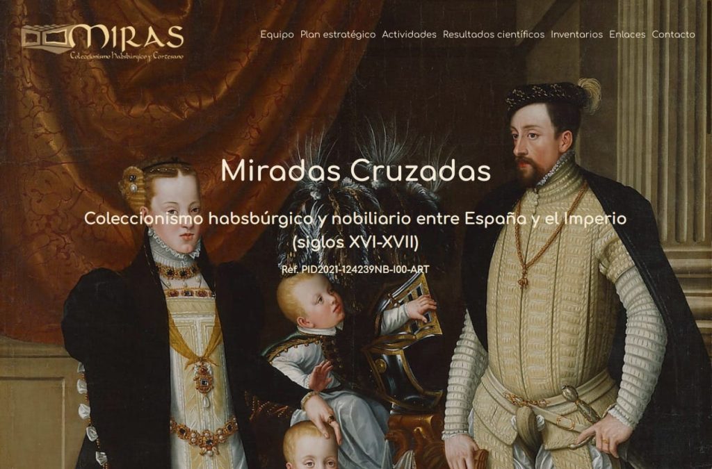 página web Miradas Cruzadas