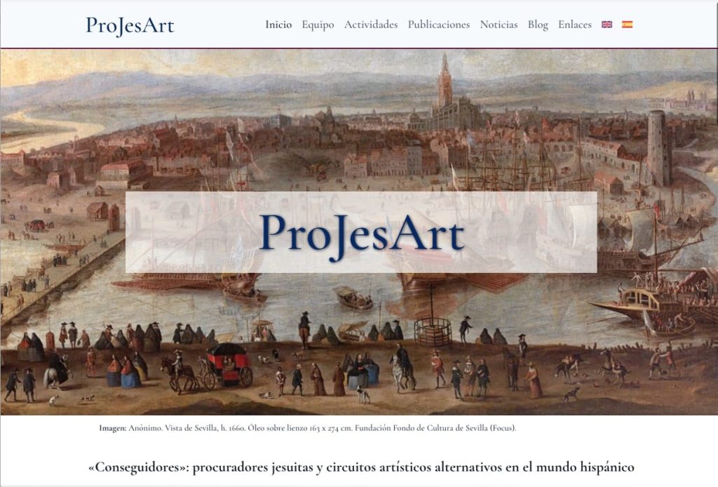 Web de ProJesArt hecha por Artefinal
