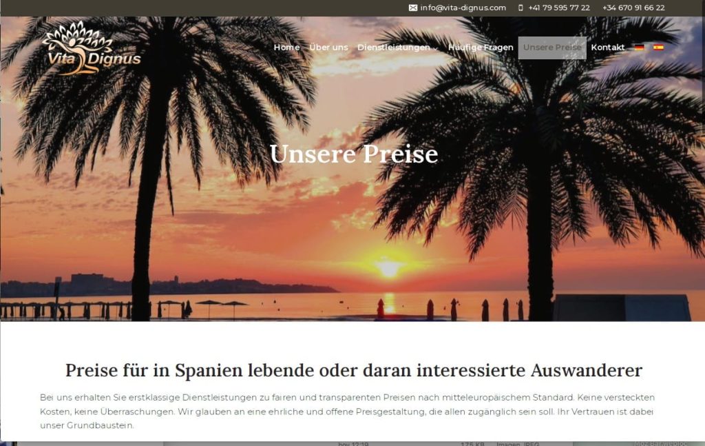 Vita dignus web