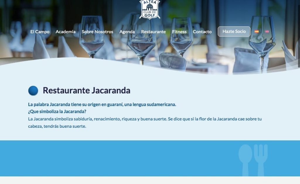 club de golg altea web